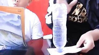 father lost his mind with the child
