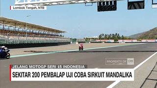 TEST SIRKUIT MANDALIKA ,SEBELUM MOTOGP INDONESIA