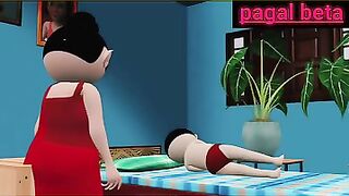 Pagal beta || Desi Comedy cartoon || Fareed Smarty