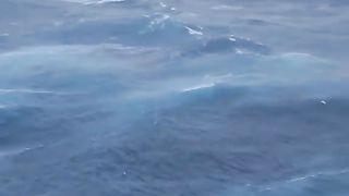 Exciting video of raging sea storms