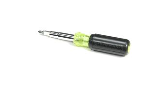 Klein Tools 32500 11-in-1 Screwdriver / Nut Driver Set, 8 Bits (Phillips, Slotted, Torx, Square), 3 Nut Driver Sizes, Cushion Grip Handle