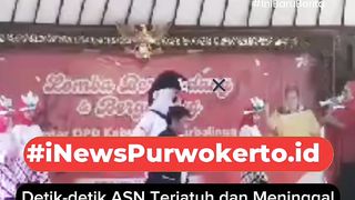 Detik-detik ASN Terjatuh dan Meninggal Saat Lomba Joget di Pemkab Purbalingga