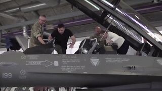 Zelenskiy 'confident' F-16s mean Russia will lose war