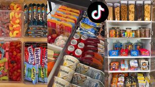 Chips,Chocolates and Snacks Drawer/Pantry Restock and Refill TikTok Compilation
