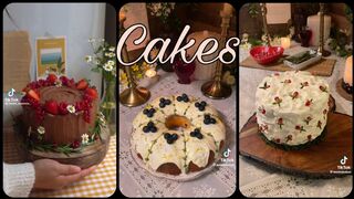Aesthetic baking ♡ Cakes! | TikTok food compilation