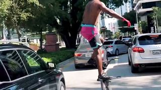 Switching lanes like a scat pack bike