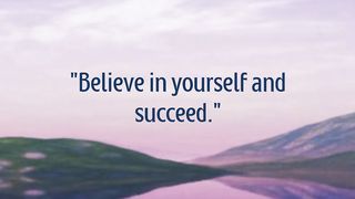 "Unlocking Success: The Power of Self-Belief ????"