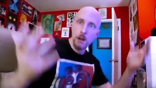 Doug Walker crying on the computer