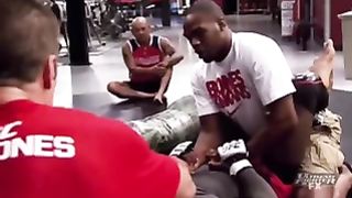 Jon Jones teaching elbow