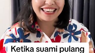 when my husband comes home at night
