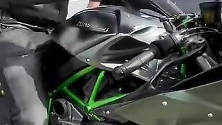 Kawasaki Ninja H2R Roaring on the Road