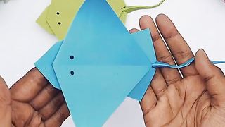 how to make a spaceship out of origami paper 2