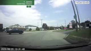 Car complication dachcam video.