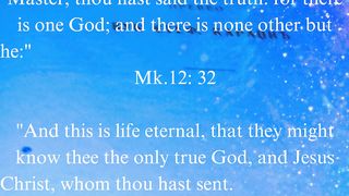 God is one 2