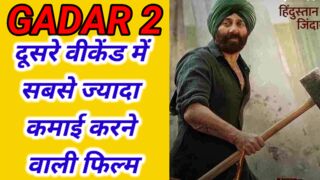 गदर 2 दूसरे वीकेंड में सबसे ज्यादा कमाई/Gadar2 ki sabase jyada kamai