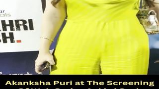 Akanksha Puri at The Screening Of Web Series Aakhri Sach #shorts #aakhrisach #short #trending #viral #bollywood #shortvideo