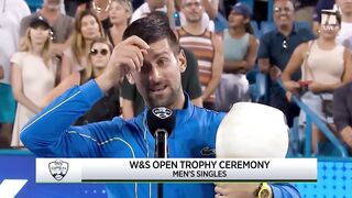Novak Djokovic Humble In Victory; Cincinnati Champion Speech