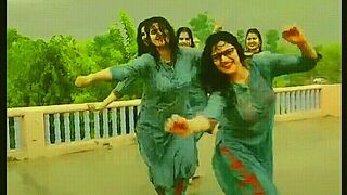 #Girls #Model #Dressing # #beautiful girls doing dance in raining
