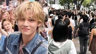 BTS, BTS's V Makes An Appearance At A CELINE Event In Japan - And The Crowds Showcase His Unreal Popularity