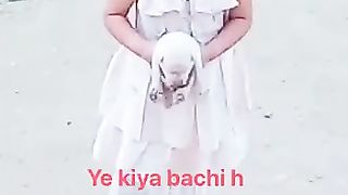 #####baby catch puppy ????????????
