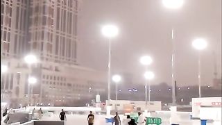 Makkahsharif ???? heavy raining in Mecca Sharif
