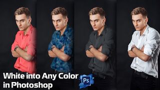 White into Any Color in Photoshop : Photoshop tutorial