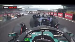 Crash of f1 race