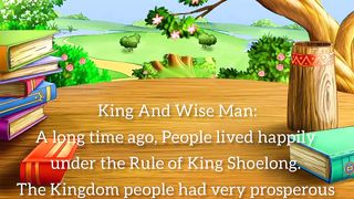 King and wise man