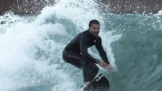 Surfer pro champion from brazill