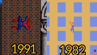Spider Man ????  evolution games 1982 - 1991 part 1