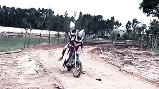 Ultraman biker