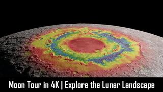 Moon Tour in 4K | Explore the Lunar Landscape