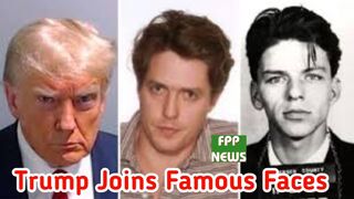 Donald Trump joins famous faces in mugshot