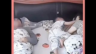 Naughty kids & Father
