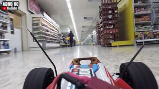 Crazy Lady Tries to Stop FPV RC Car In N Out Troll Prank!!!