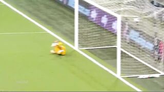 Crazy goal celebration