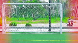 Cross Bar Challenge ⚽️???? #shorts #short