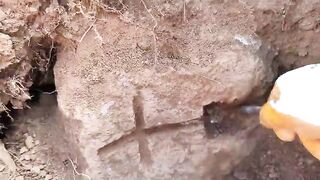 a great treasure was found in  the stone