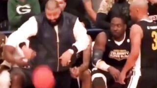 Dj Khalid is insane at basketball