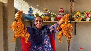 Whole KFC chicken|Epic fried chicken| village food
