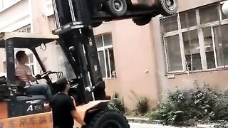 Forklift on Forklift