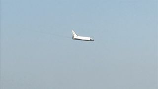 Space Shuttle Plane Landing