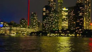 Toronto island night life view