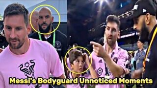 Crazy Messi's Bodyguard Unnoticed Moments!! ????????