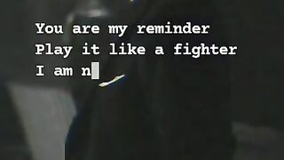 You're my reminder ????