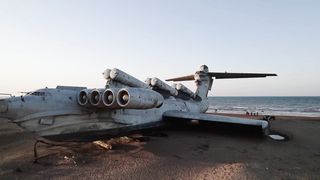 Airplane On Beach