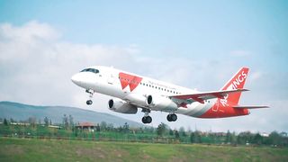 Jet Wings A321 Plane Take Off