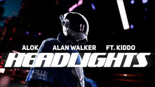 Amok & Alan Walker - Headlights (feat. KIDDO)  [Official Lyric Video]