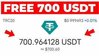 Free $700 USDT Withdraw Every 24 Hours (new free Usdt mining site without investment)