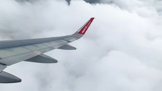 Scenery Of Clouds From The Airplane